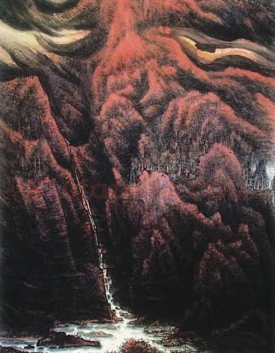 顾大明·秋色峡烟