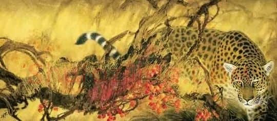 林涛·疏林秋晚