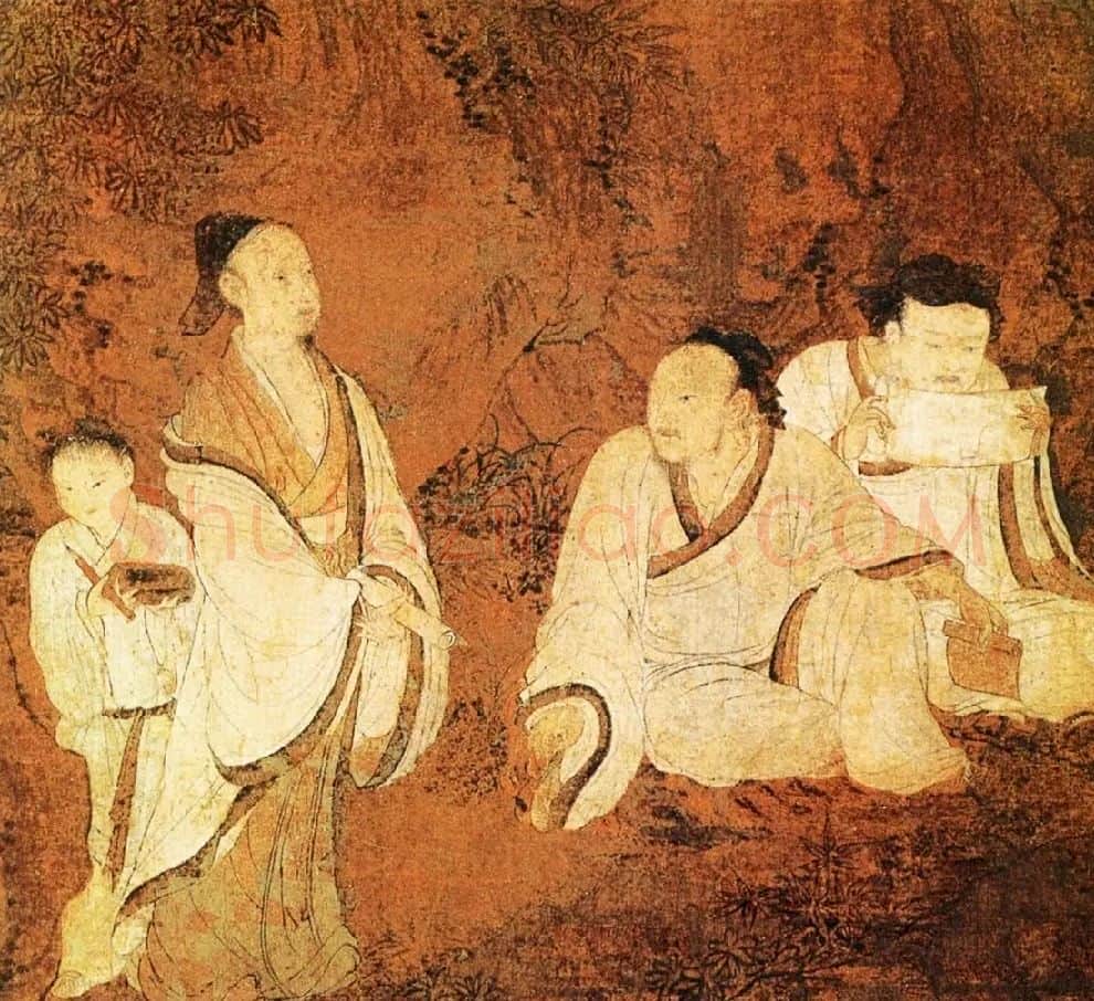 展子虔·授经图