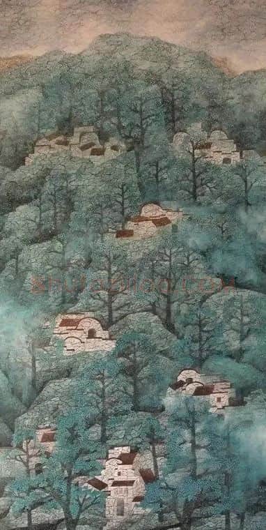 刘慧龙·山家茅屋翠微间