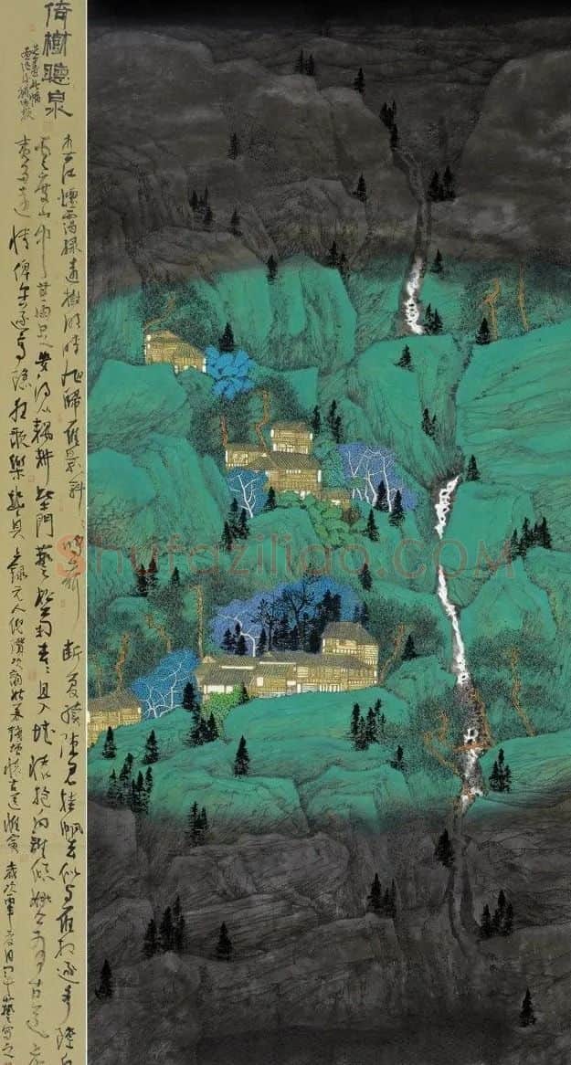 曾军艺·倚树听泉