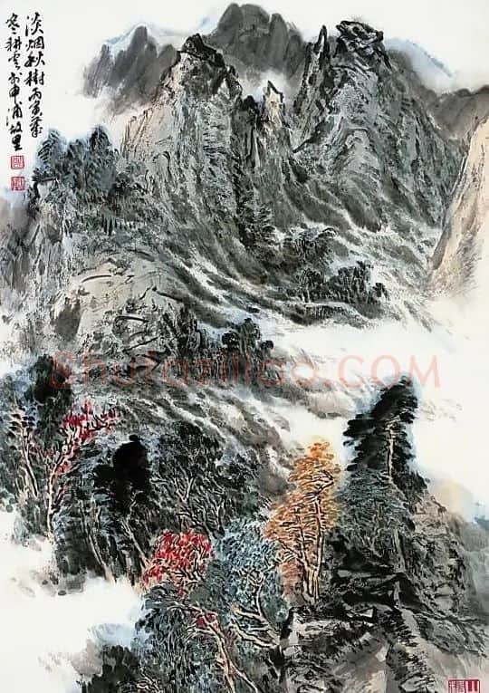 姚耕云·淡烟秋树