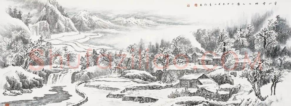 李树林·云山雪映几人家