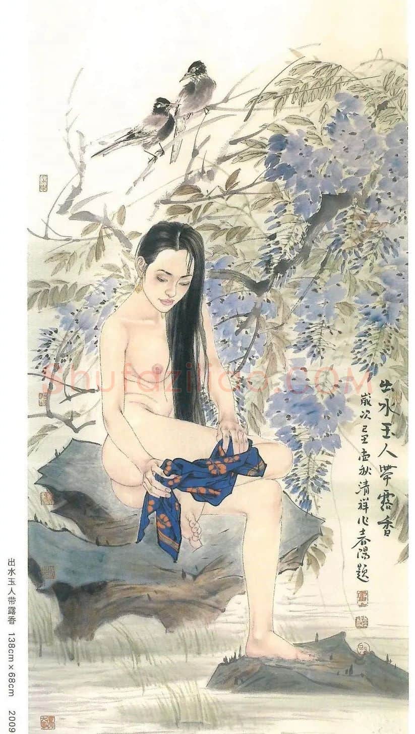 孙清祥·出水玉人带露香