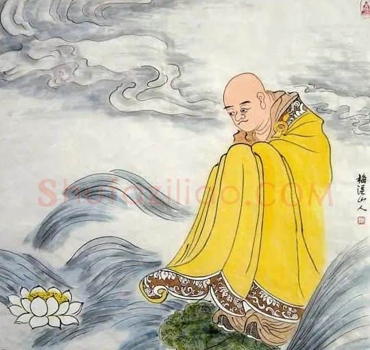 朱跃灯·罗汉图之三