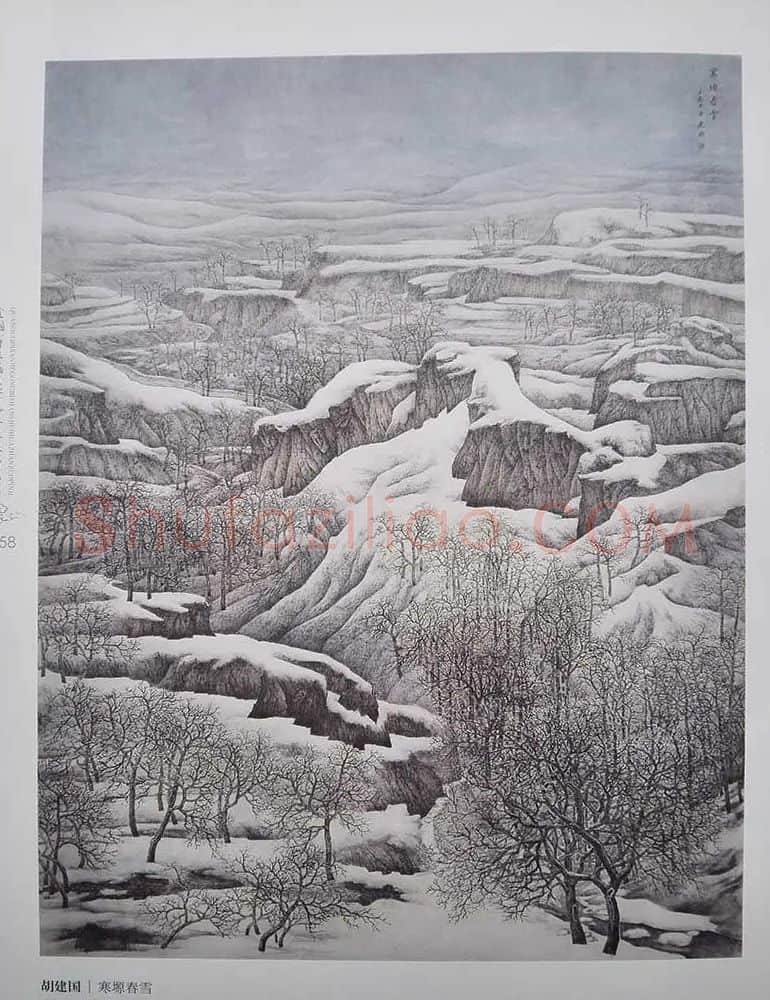 胡建国·寒塬春雪