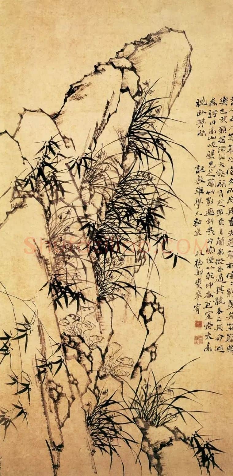 郑板桥·兰竹图