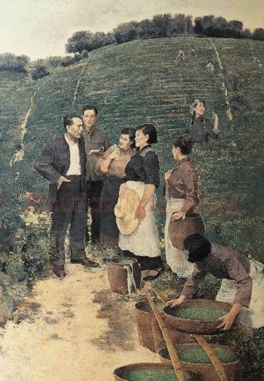 王羽天·周恩来五访梅家坞