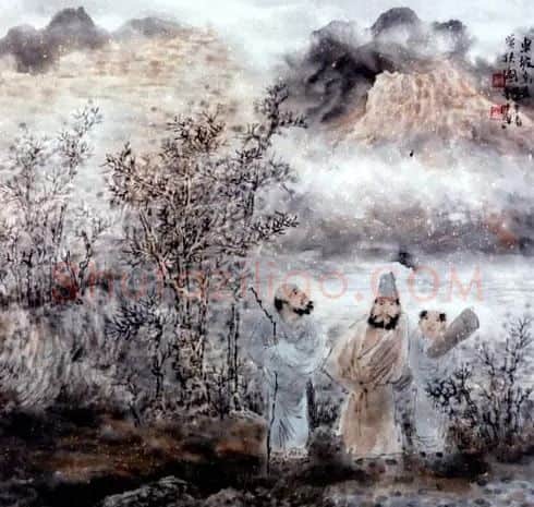 李杰·东坡先生赏秋图