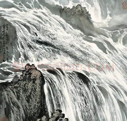 陆一飞·飞珠散霞流