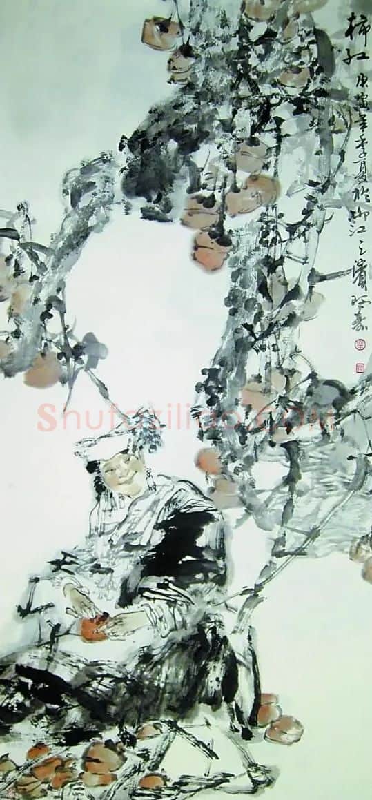 梁寿城·柿红