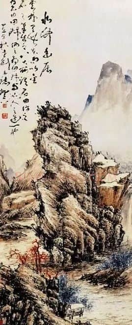高剑父·水竹幽居图