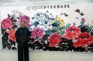 陈名流·在画展中