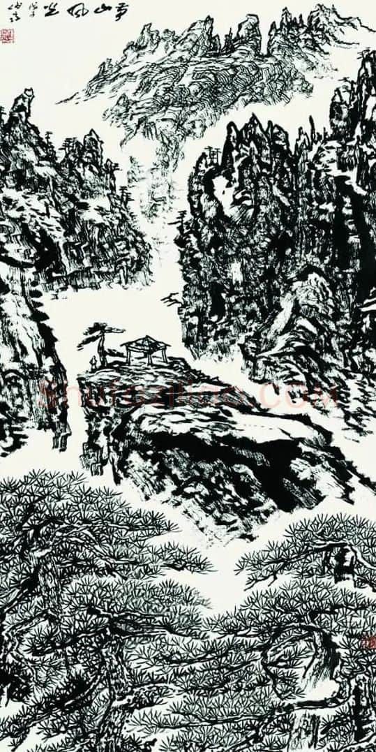 姚伯齐·黄山风光