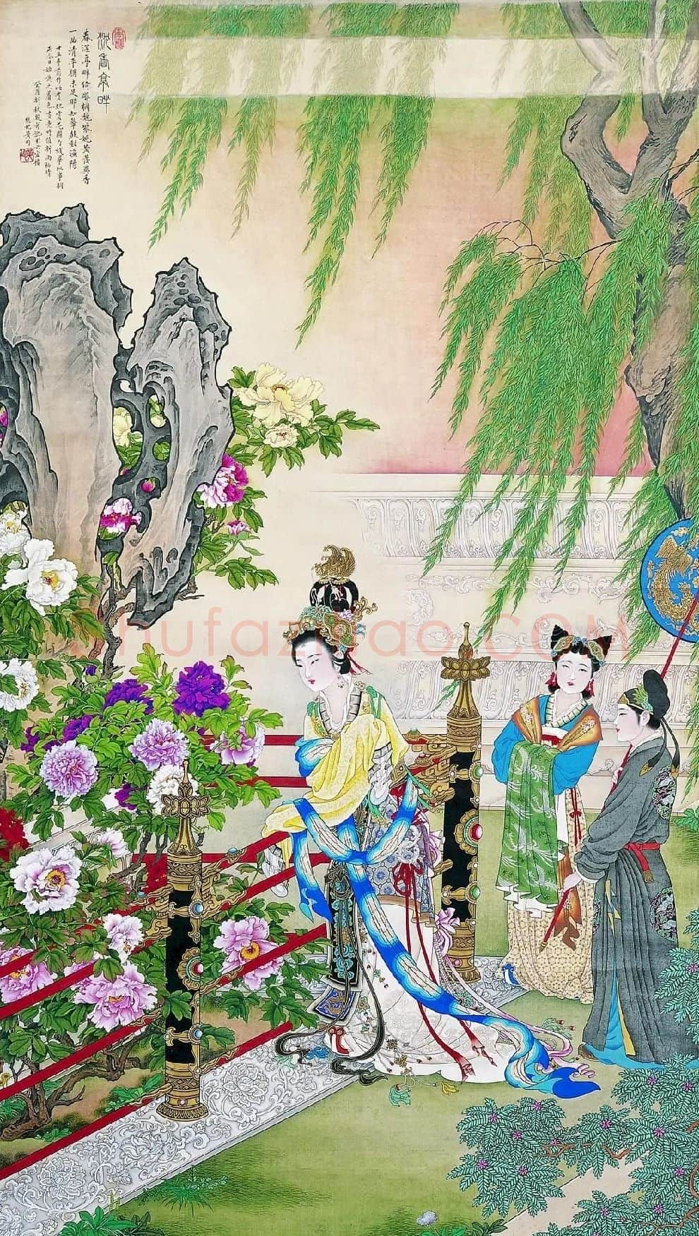 黄均·沉香亭畔