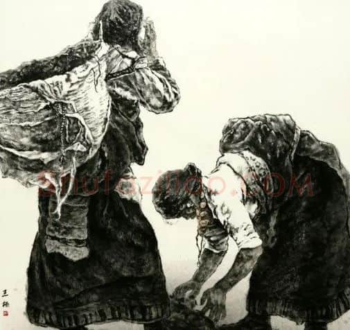 王杨·作品《藏女》.