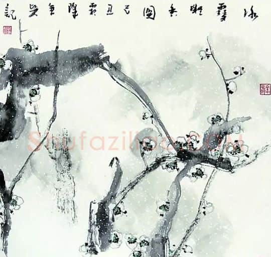 刘秉贤·冰雪凝香图