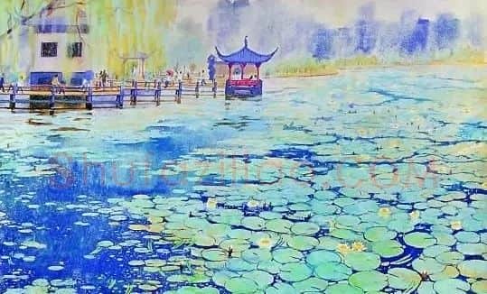 潘长臻·西湖六月中