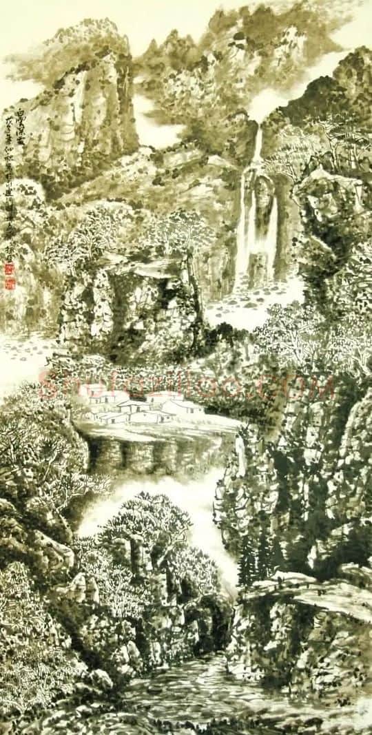 黄振亚·白云深处