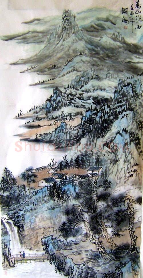 梁国海·春山新雨