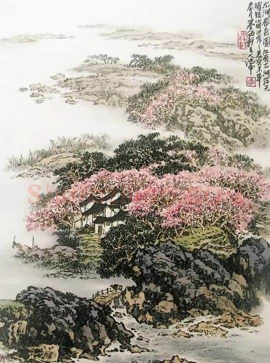 李德甲·太湖春色图