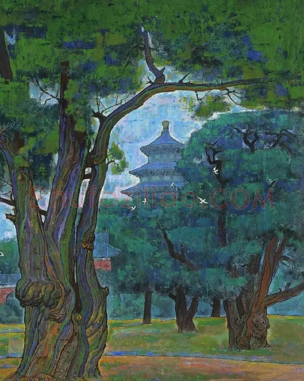 费正·天坛古柏