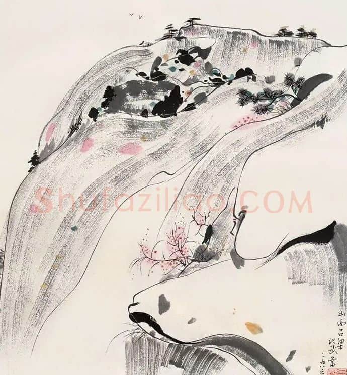 吴冠中·吕梁印象