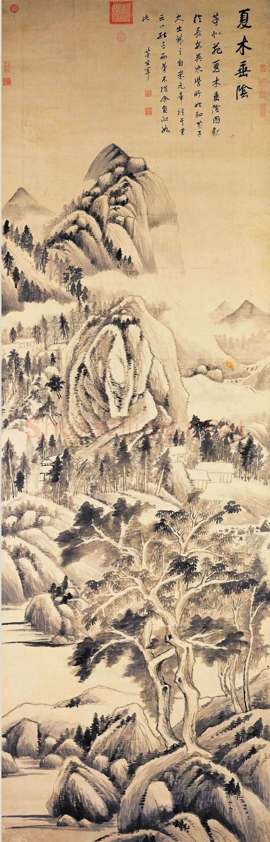 董其昌·夏木垂阴图