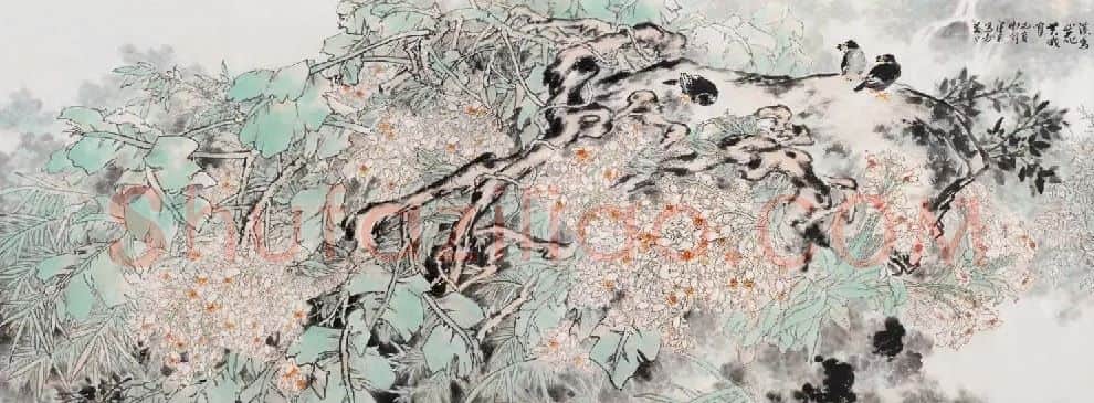 宋志·溪山花鸟共我闲