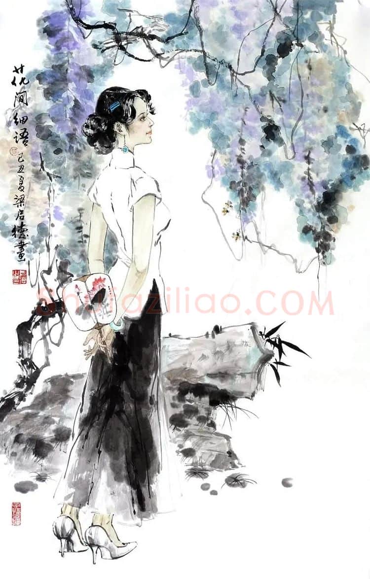 梁启德·花间细雨