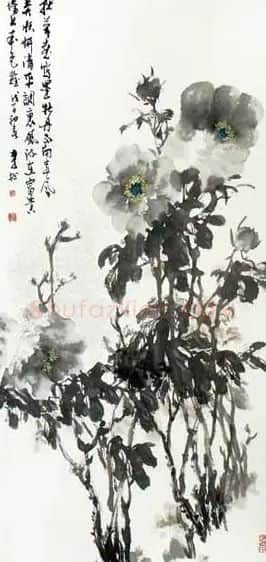 李拙·墨牡丹