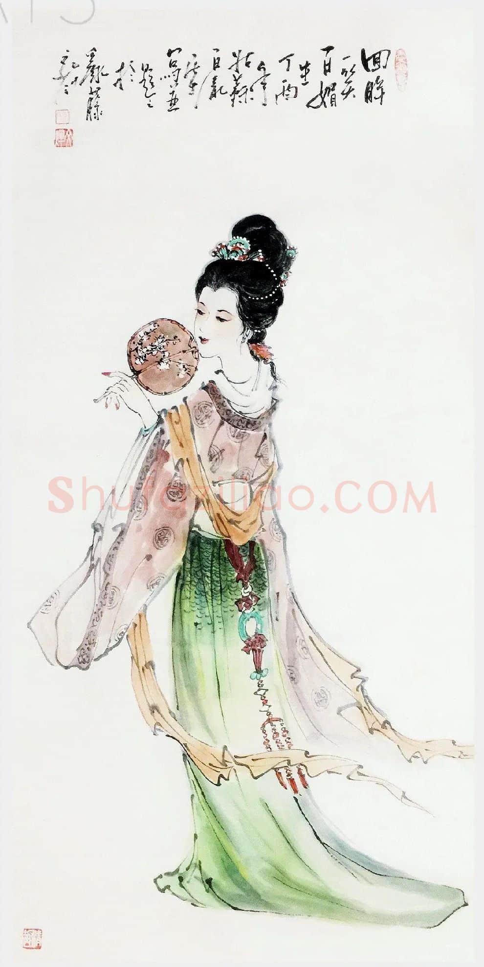 朱文辉·中国画仕女