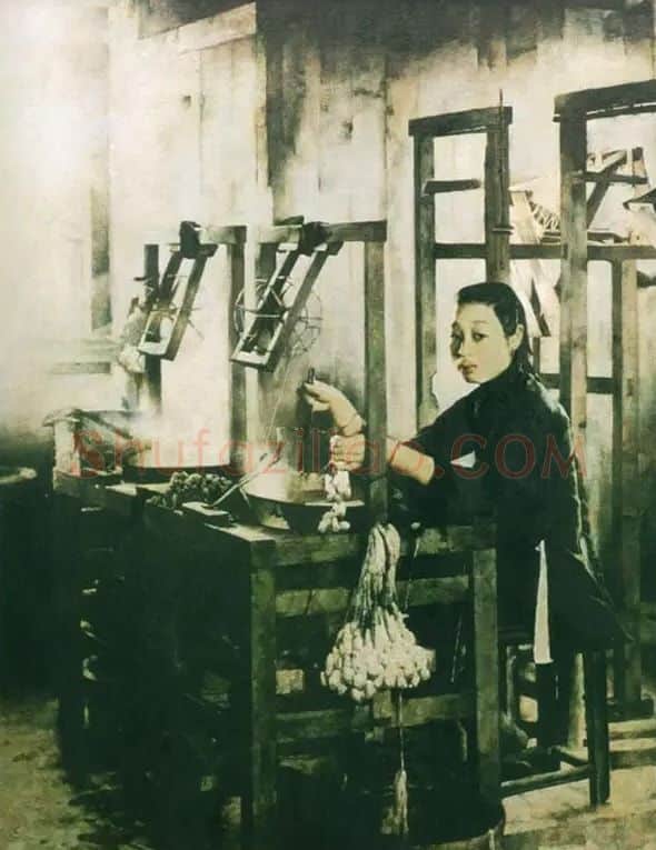 林永康·缫丝女