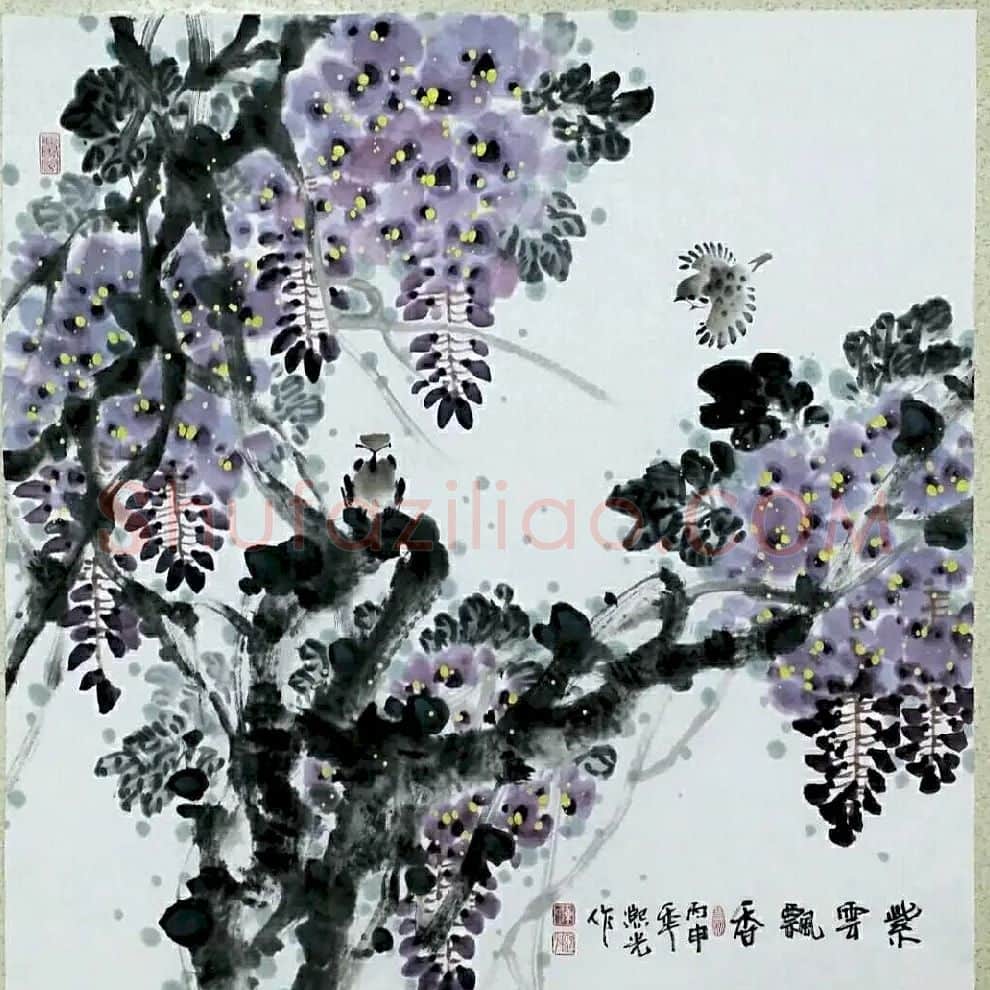 陈熙光·紫藤
