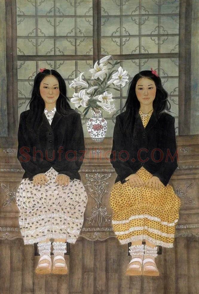 胡玉·花季影像。姐妹