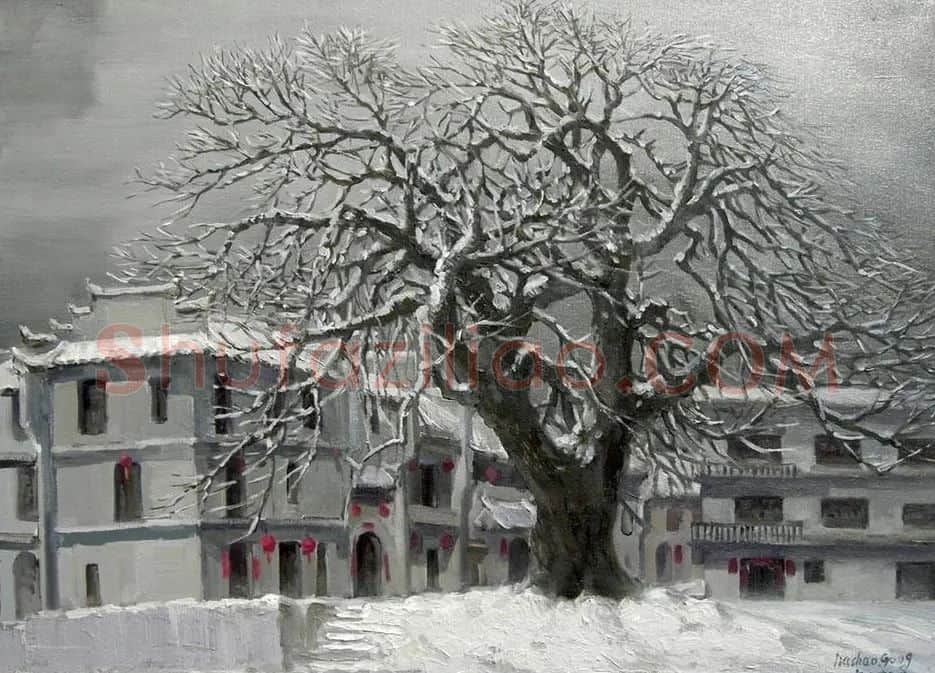 宫六朝·江南雪景