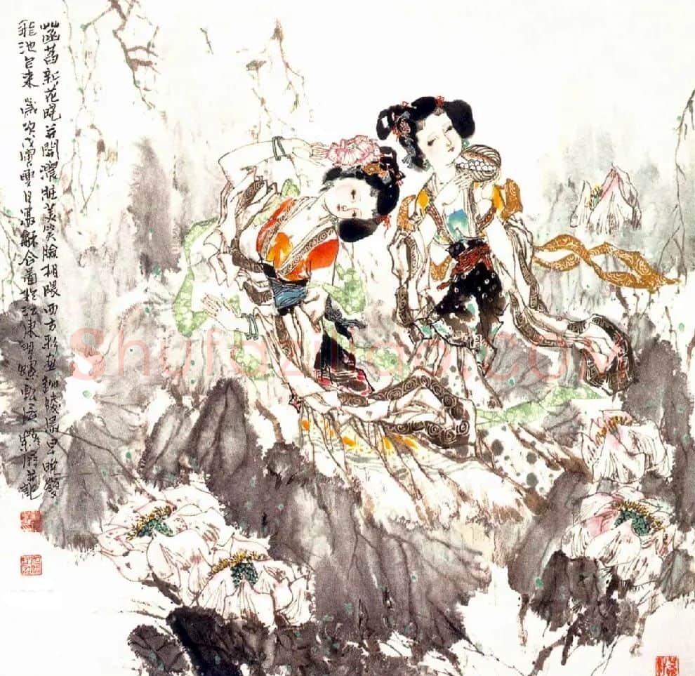 罗屏·双荷图