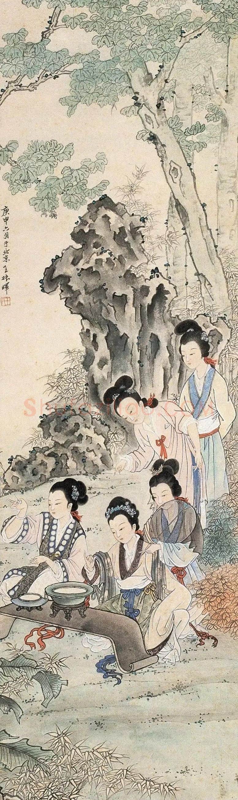 王叔晖·仕女图