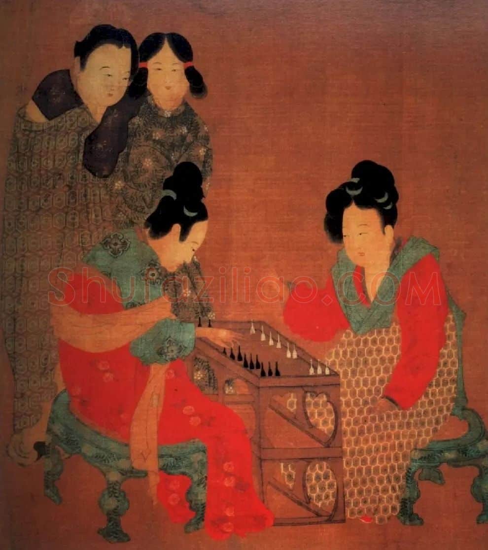 周昉·内人双陆图