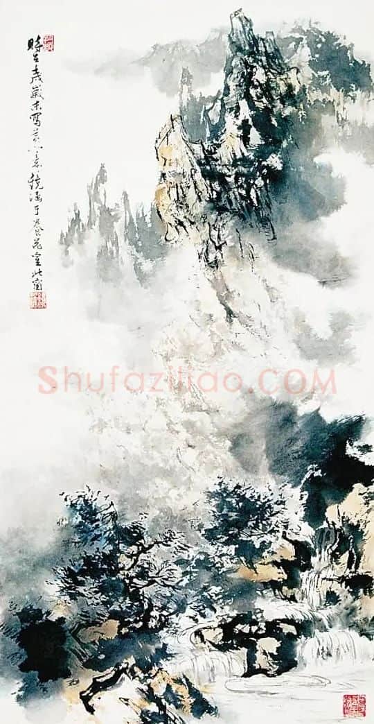 何镜涵·山水