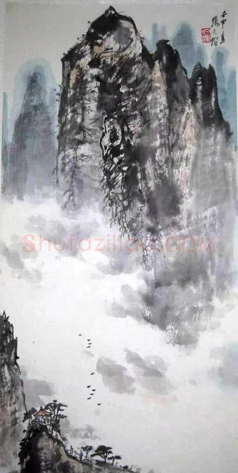 张文俊山水画欣赏 | 书画文摘
