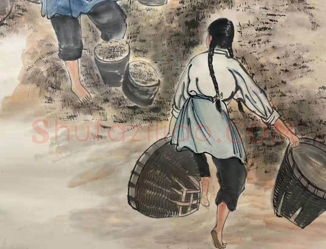 陆俨少人物画《好时节》，首度面世 | 国画赏析