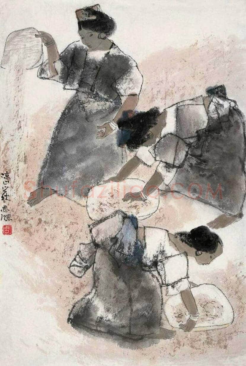 周思聪人物画作品欣赏 | 书画讲解