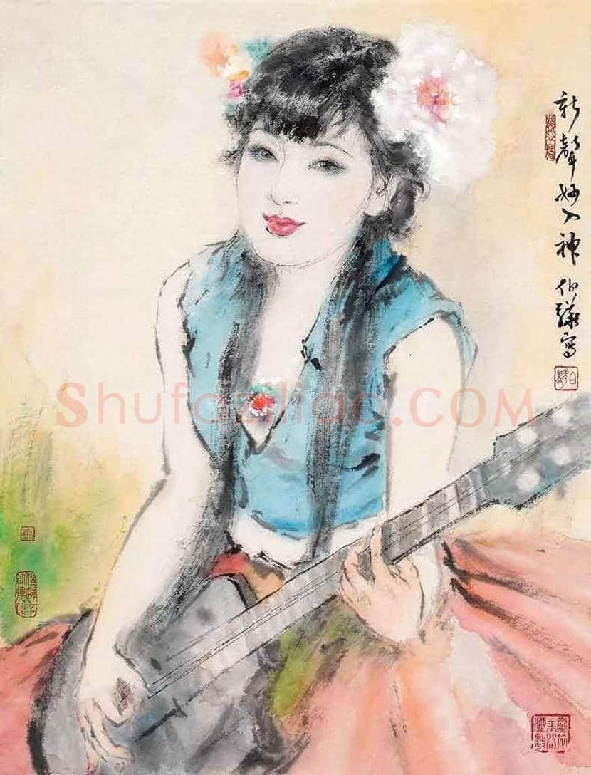 白伯骅笔下的美女 | 书画科普