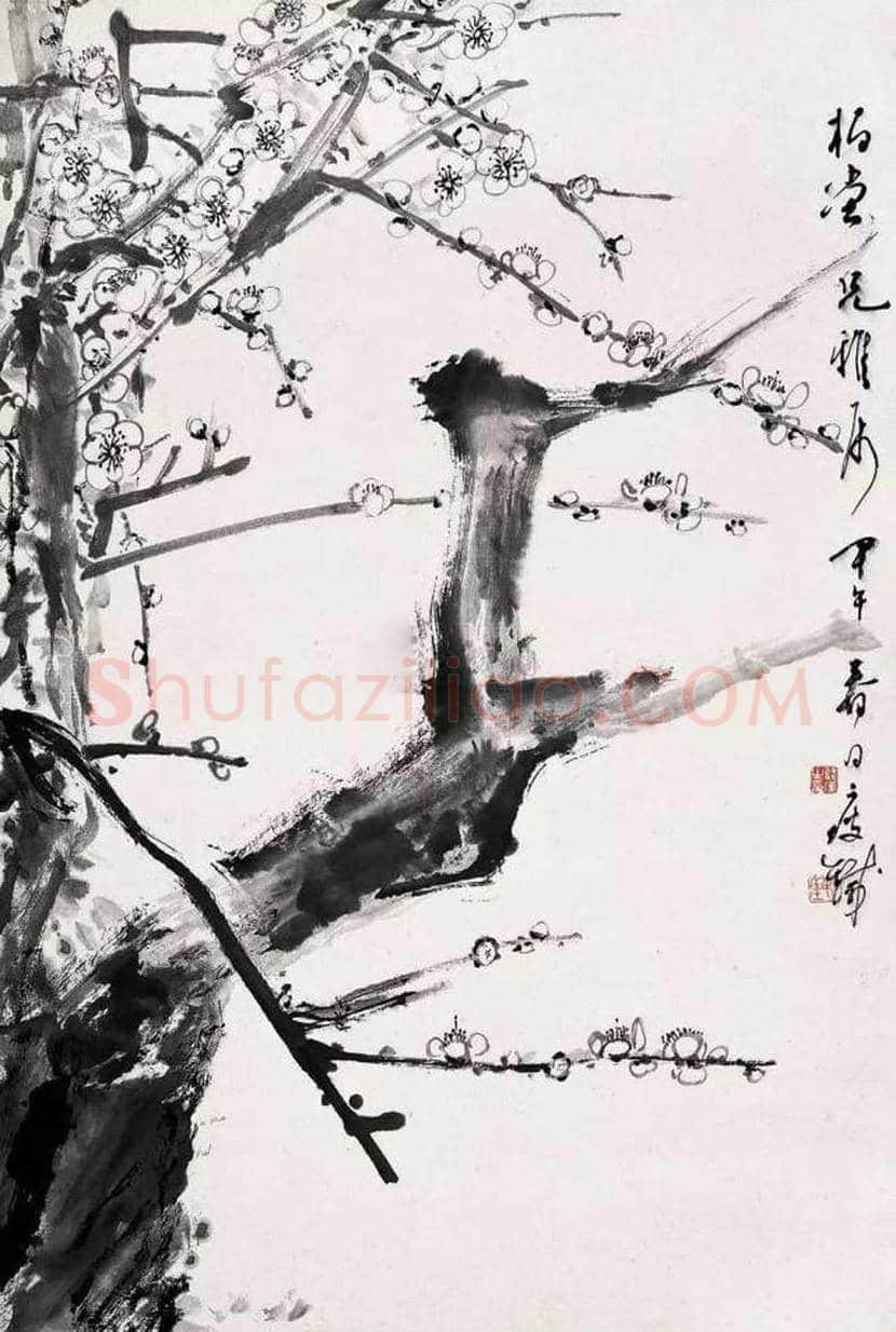 钱瘦铁梅花作品欣赏 | 书画百科