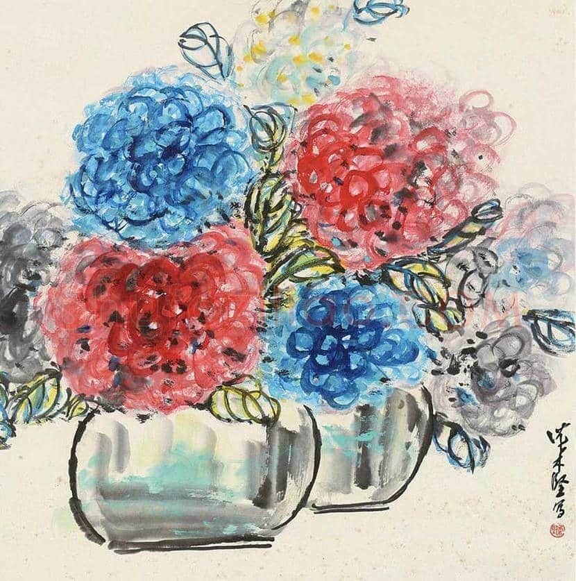 沈柔坚花鸟画作品欣赏 | 书画科普