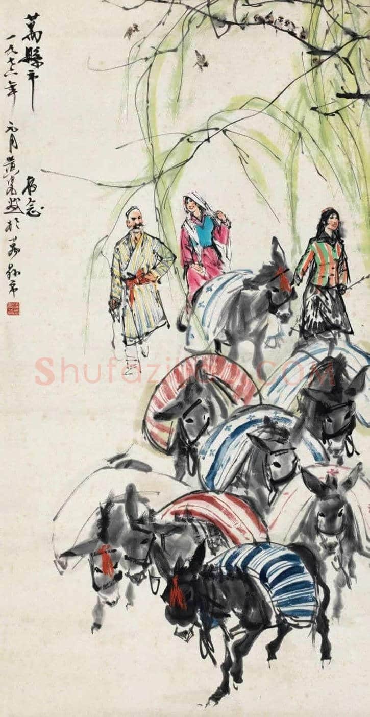 黄胄高清作品欣赏,喜欢书画者不可错过! | 书画常识