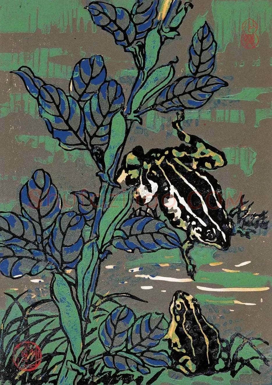 赖少其版画作品欣赏 | 书画百科