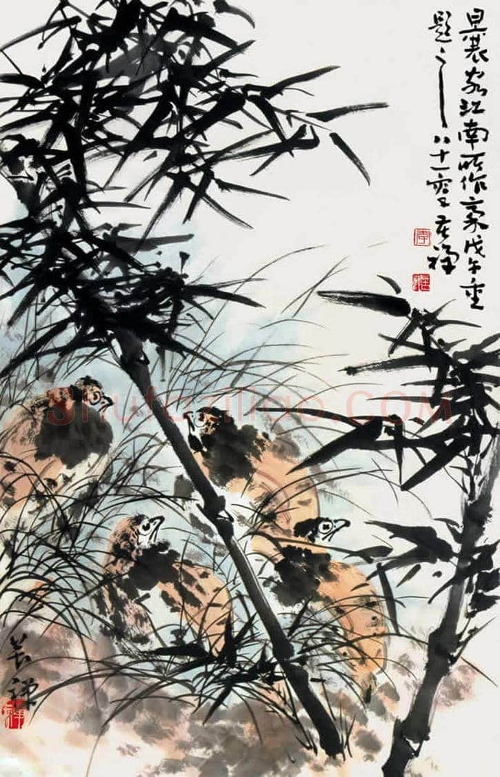 李苦禅作品欣赏【50幅高清大图】 | 书画百科