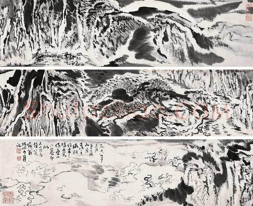 陆俨少山水画作品欣赏 | 书画学堂